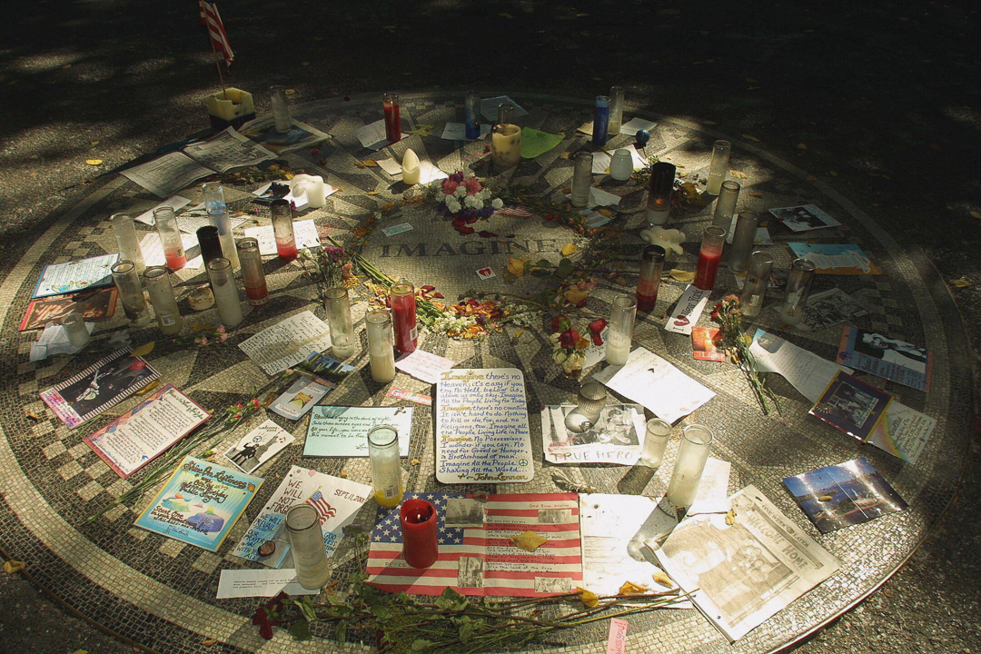 The Imagine Mosaic  in Strawberry Fields after 9/11