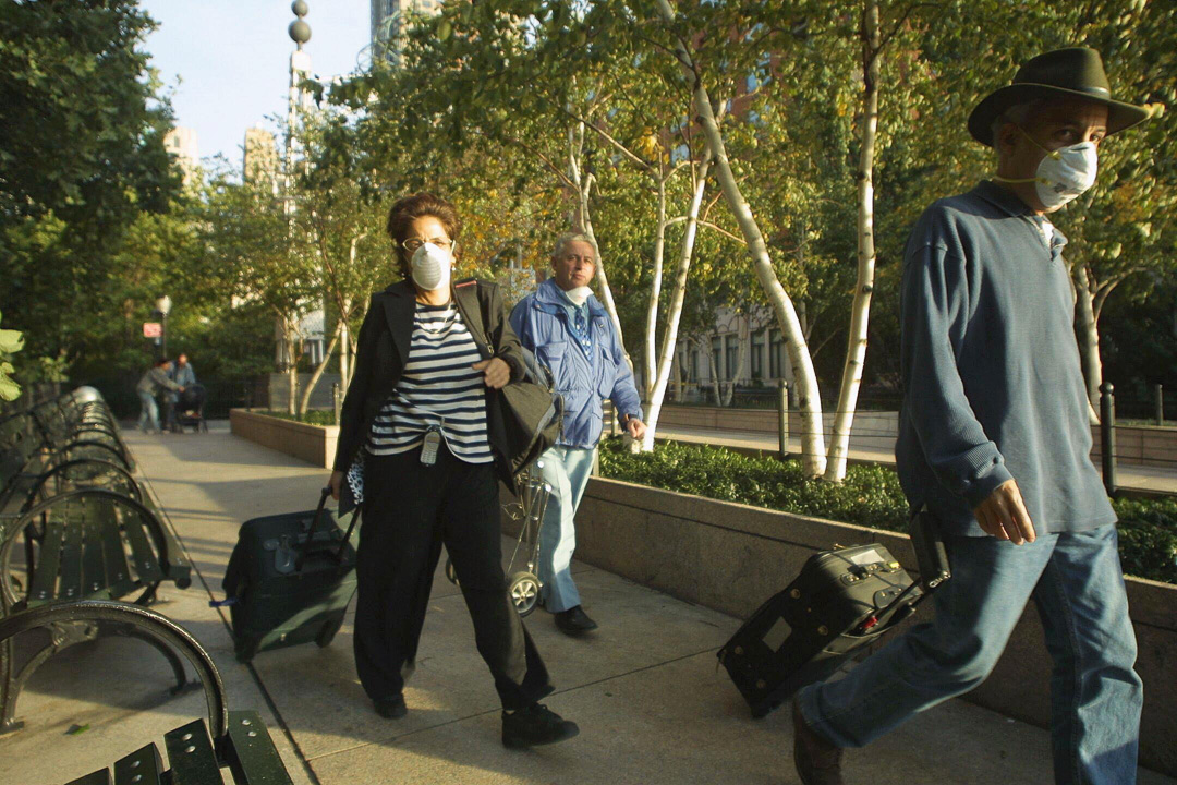 Residents of Gateway Plaza apartments in Battery Park City