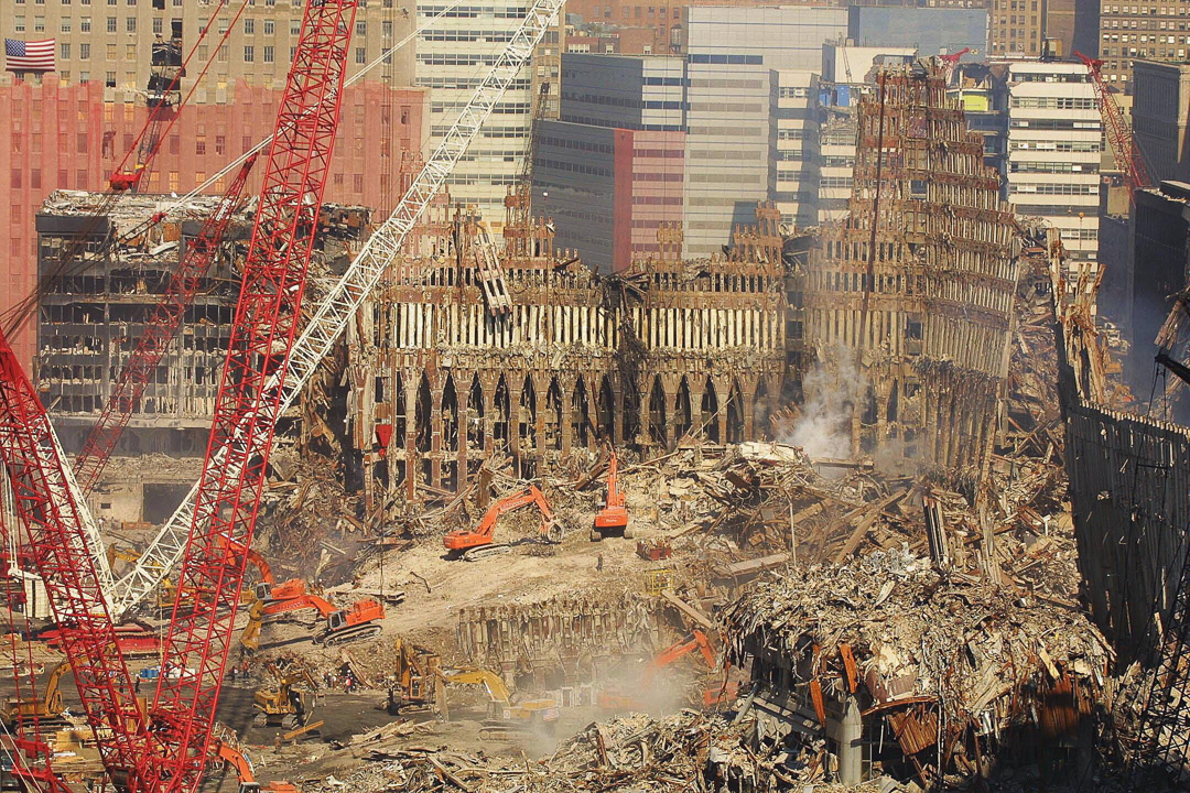 Debris removal at Ground Zero