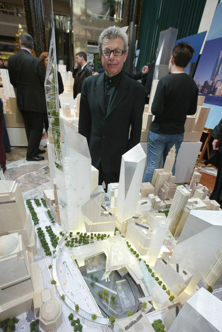 Daniel Libeskind of Studio Libeskind with WTC site design