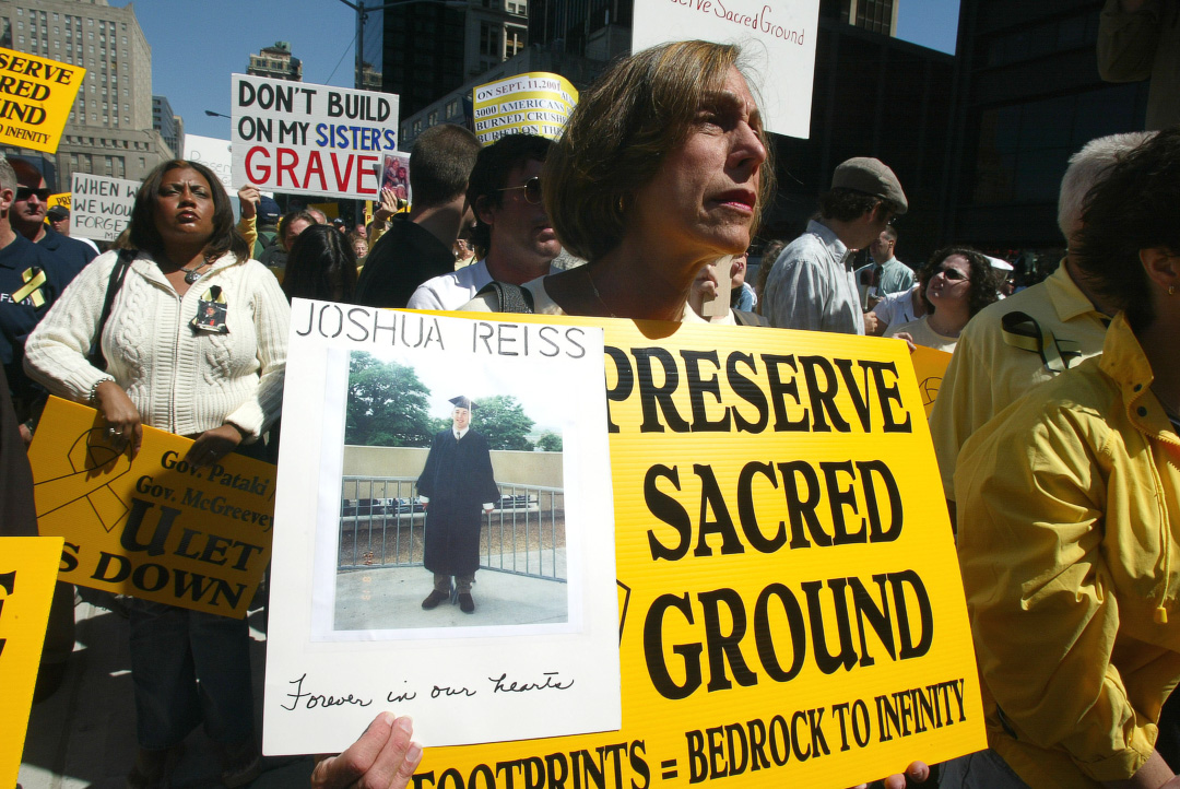 The Coalition of 9/11 Families Rally at Ground Zero