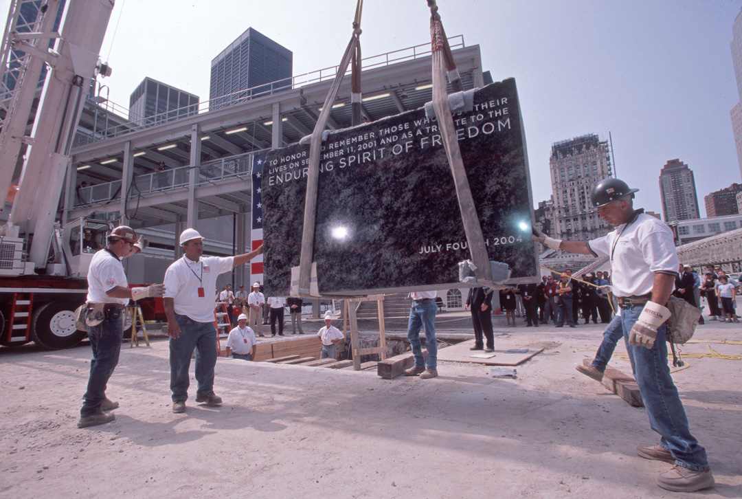 Freedom Tower Cornerstone is laid