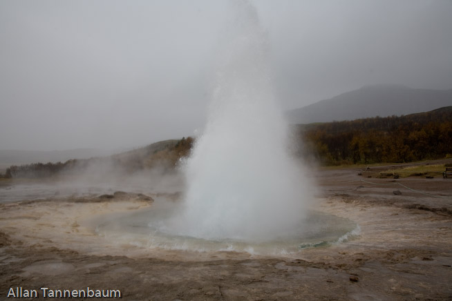 Some of Iceland's natural wonders on the Golden Circle Tour///Geyser