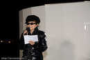 Yoko Ono, along with Ringo Starr and Olivia Harrison, dedicates the Imagine Peace Tower on Videy Island. A reception at the Art Museum of Reykjavik followed.///