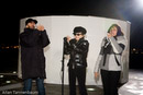 Yoko Ono, along with Ringo Starr and Olivia Harrison, dedicates the Imagine Peace Tower on Videy Island. A reception at the Art Museum of Reykjavik followed.///