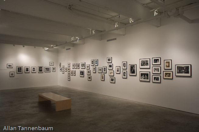 Installation views of John & Yoko & New York in the 70s photographs by Allan Tannenbaum