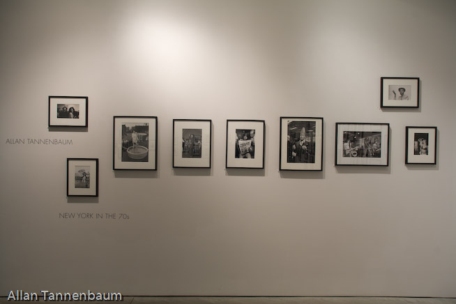 Installation views of John & Yoko & New York in the 70s photographs by Allan Tannenbaum