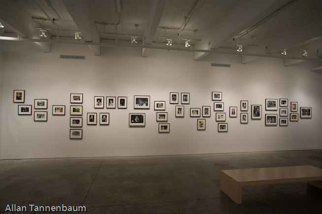 Installation views of John & Yoko & New York in the 70s photographs by Allan Tannenbaum