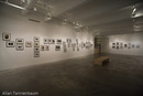 Installation views of John & Yoko & New York in the 70s photographs by Allan Tannenbaum