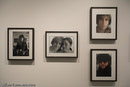 Installation views of John & Yoko & New York in the 70s photographs by Allan Tannenbaum