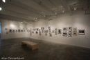 Installation views of John & Yoko & New York in the 70s photographs by Allan Tannenbaum