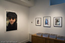 Installation of "John & Yoko: A New York Love Story" exhibition by Allan Tannenbaum at the Govinda Gallery in Washington, D.C.///