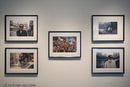 Installation of "John & Yoko: A New York Love Story" exhibition by Allan Tannenbaum at the Govinda Gallery in Washington, D.C.///